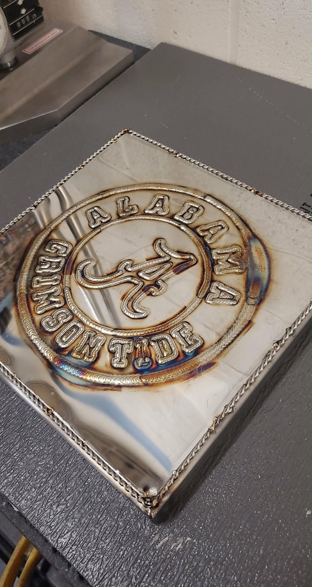 Large Custom Tig Welded Plaque
